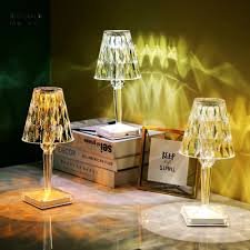 Acrylic Diamond Crystal Table Lamp